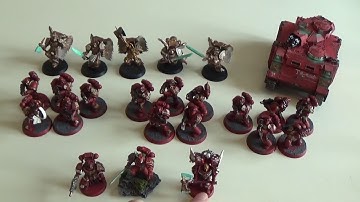 Seven 750pt Blood Angel lists (under £150/$180)-8th ed 40K