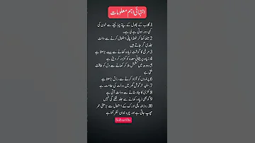 انتہائی اہم معلومات Allah Ytshorts Islamicstatus Urduquotes Quotes 