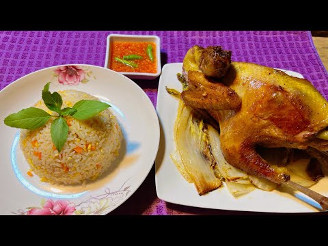 #មាន់ដុតស្ពៃបូគោនិងវិធីធ្វើបាយឆាអោយរាយល្អនិងមានរសជាតិឆ្ងាញ់