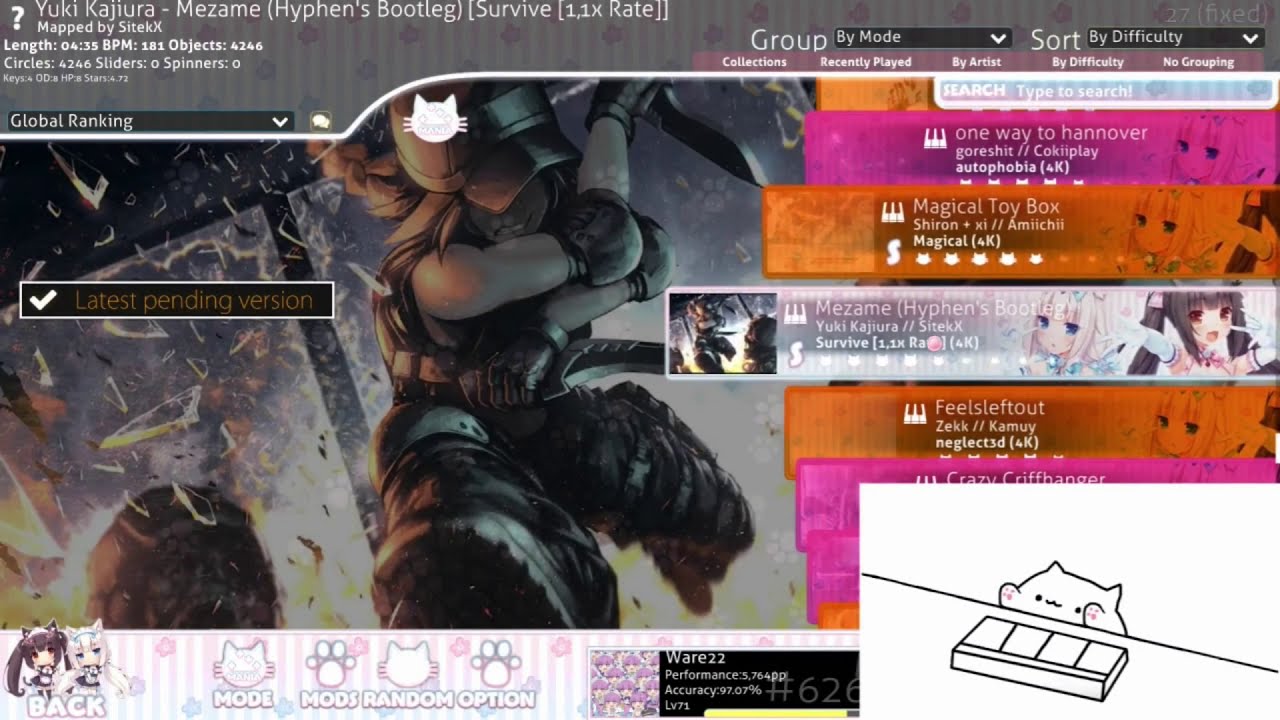 Osu mania, Stamina killer maps, Happy Valentines too - YouTube