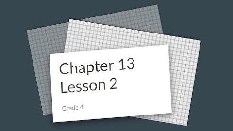 My Math Flip Chapter 13 Lesson 2