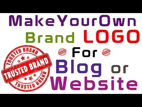how to make a brand logo for your blog or website askram youtube