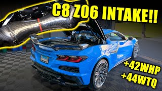 First Mod For The Z06!! | Eventuri Carbon Fiber Intake Install