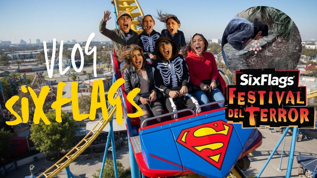SUBIMOS LA MONTAÑA RUSA MAS ALTA DE MEXICO II SIX FLAGS FESTIVAL DEL TERROR