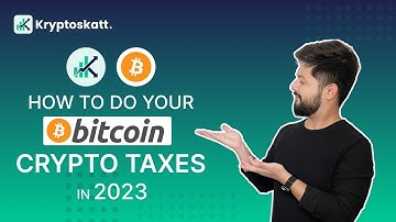 How to quickly do your BITCOIN TAXES in 2023 using Kryptos