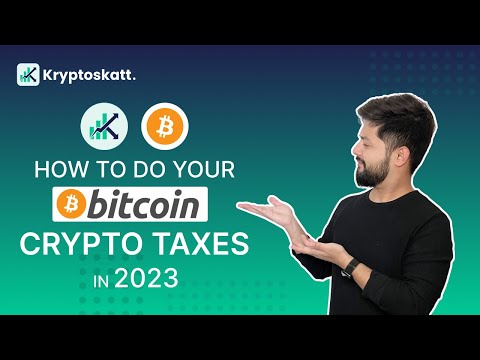 How to quickly do your BITCOIN TAXES in 2023 using Kryptos - video from Kryptoskatt