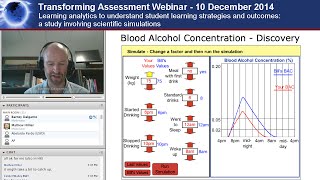 Learning analytics and scientific simulations
