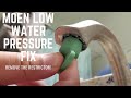 Moen Low Water Pressure Quick Fix - Free!!