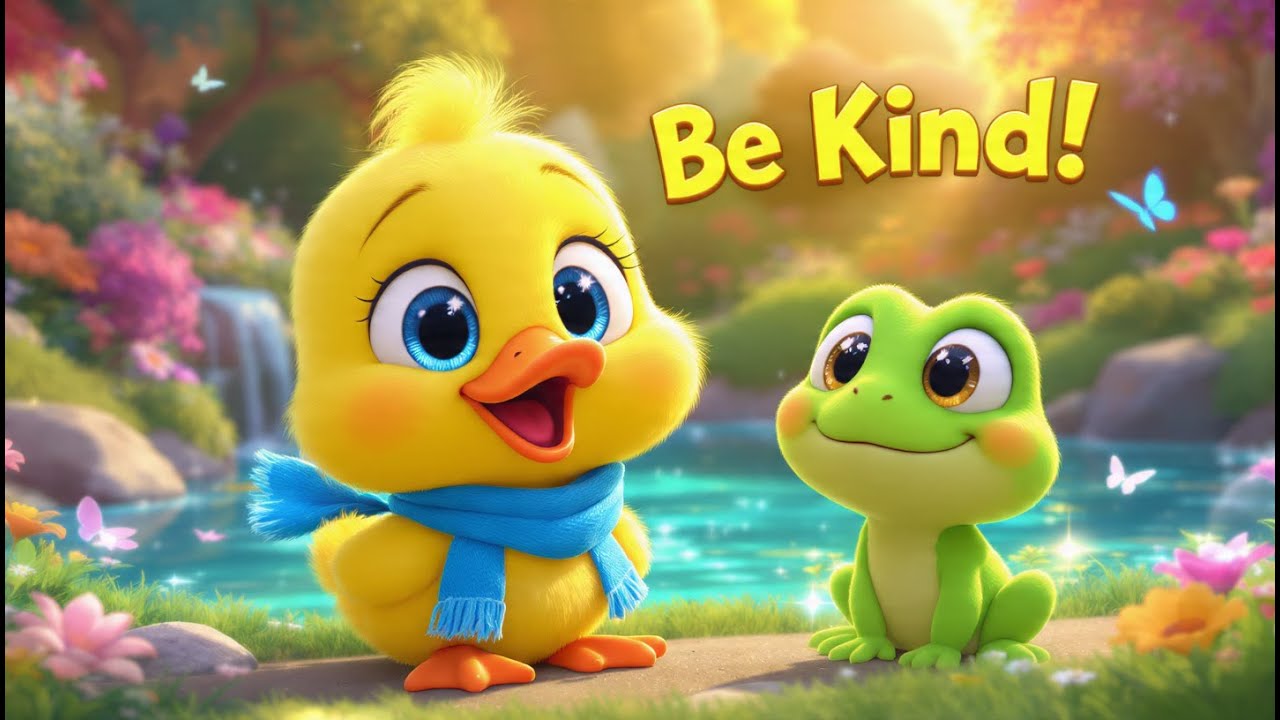 Duck Story for Kids | Moral Story About Kindness | Nursery Rhyme Animation | Storybear Club