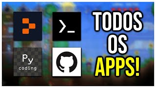 TODOS OS APLICATIVOS QUE USO PARA PROGRAMAR PELO CELULAR!!!