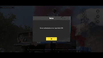 BGMI Server authentication error problem solve