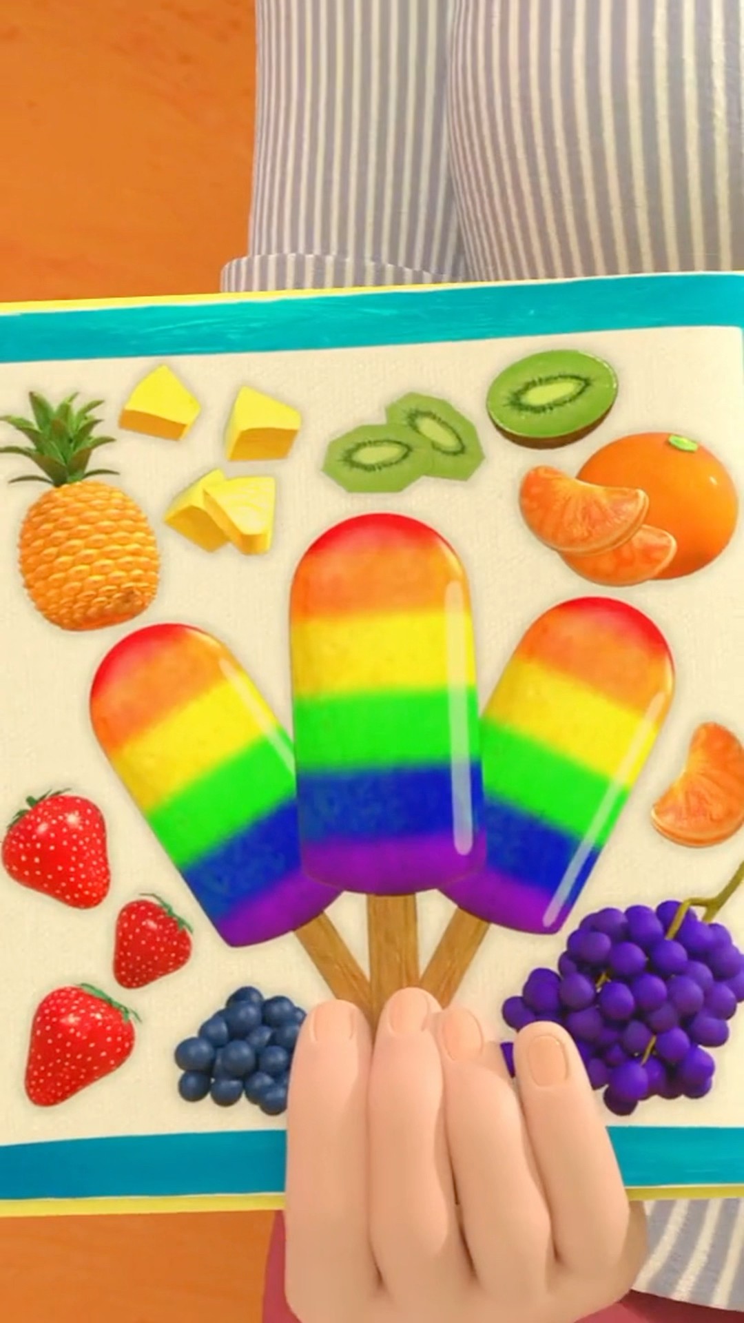 Yummy Fruit Ice Cream Hack! Which Color is next?! #cocomelon #shorts