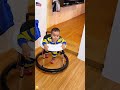 That baby strength ain't no joke.