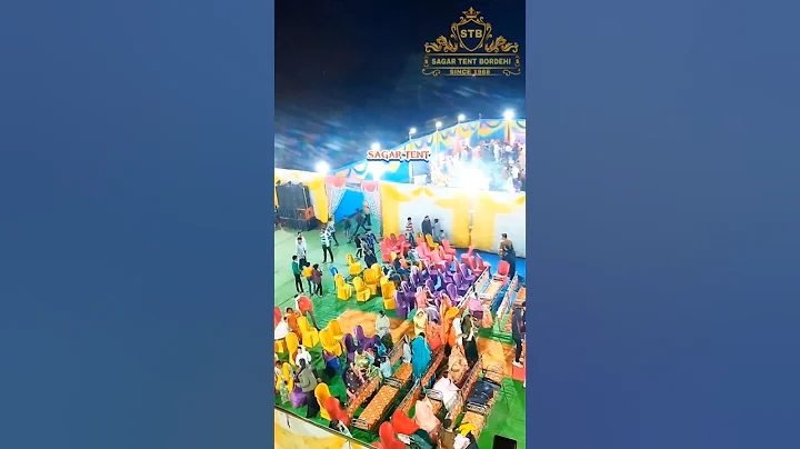 Wedding decoration by @sagartent  #weddingdecor #decoration #tent #shorts #ytshorts #2025