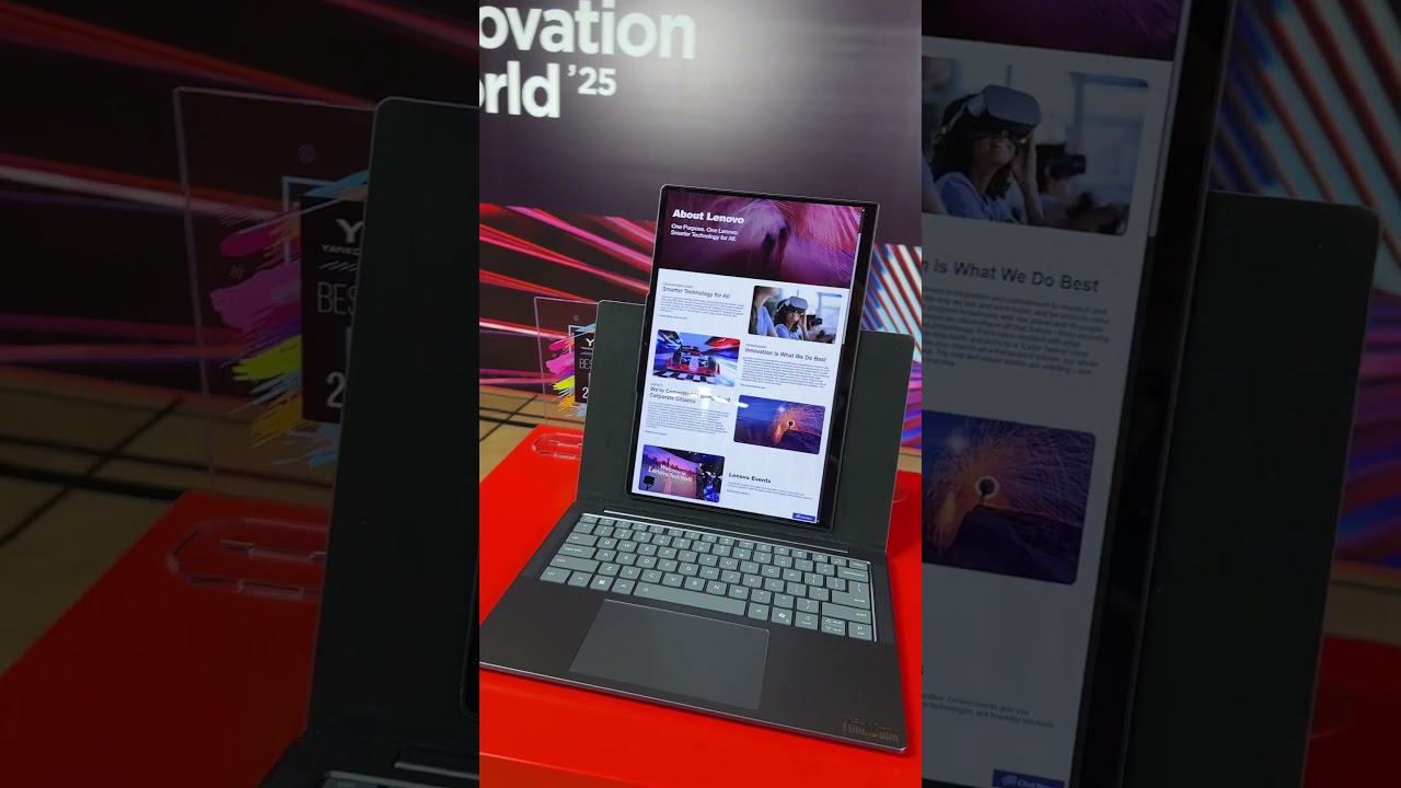 Here's a look at the Lenovo ThinkBook VertiFlex Concept at IFA 2025.