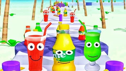 Juice Run🥤New Big Update All Levels Gameplay Android, iOS - Walkthrough
