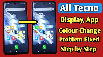 Tecno Spark 20 app colour change problem | Tecno me display app colour change kaise kare |