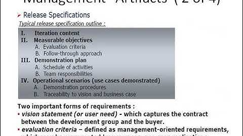 Software Project Management   management artifacts
