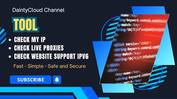 Tool check My IP, check live Proxies, check website support IPv6