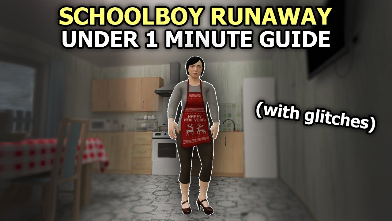 How to beat SchoolBoy Runaway in under 1 MINUTE - (Using Glitches