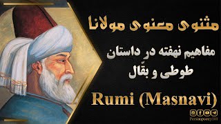 Rumi's Code Deciphered - نتیجه گیری از داستان طوطی و بقال از دفتر اول مثنوی معنوی مولانا