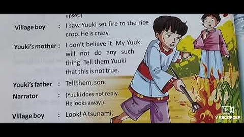 CLASS-4|LESSON-7| YUUKI AND THE TSUNAMI