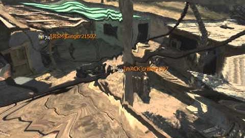 Random throwing knife across the map on Village. MW3