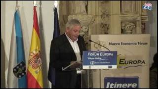 Guillerme presenta a Rubén Cela no Foro Nova Economía