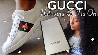 Women's Gucci Ace Sneakers Unboxing & Try On 2020 👟 