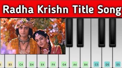 Radha Krishn Title Song | Star Bharat | Easy Piano Tutorial