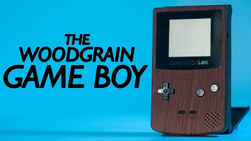 Woodgrain Gameboy Color Shell Replacement