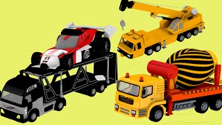 Kids Toys - Construction Truck Crane Toys for Kids | Surprise Egg Toys unboxing by Jugnu Kids