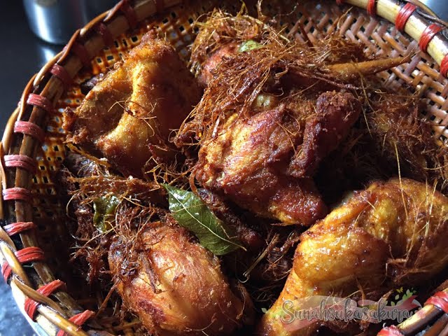 Resepi Ayam Goreng Berempah Guna Serai Mudah Dan Sedap Youtube