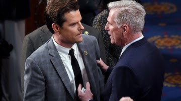 Kevin McCarthy confronts Matt Gaetz