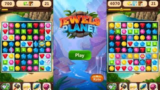 Bermain Games - Jewels Planet Free Match 3 & Puzzle by Teskin Part 8 ( Gameplay Android ) screenshot 1