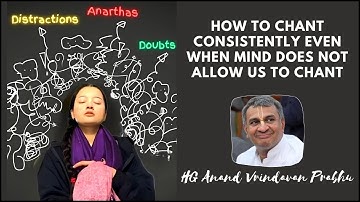 How to chant japa consistently even when mind does not allow us to chant by HG Anand Vrindavan Pr