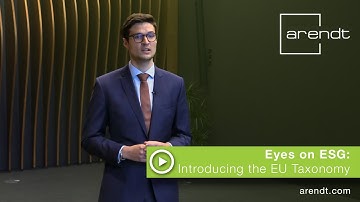 Introducing the EU Taxonomy | Eyes on ESG