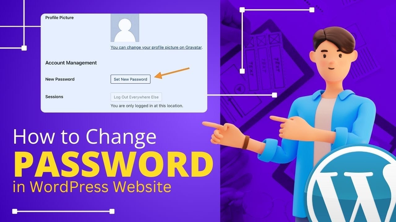 🔑 How to Change WordPress Password 2024 [Step-by-Step Guide] - YouTube