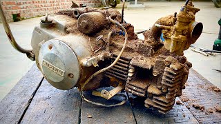 Restoration of old suzuki viva engine | Restore and repair of old 110 suzuki viva engine