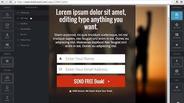 ClickFunnels - Building a Simple Squeeze Page