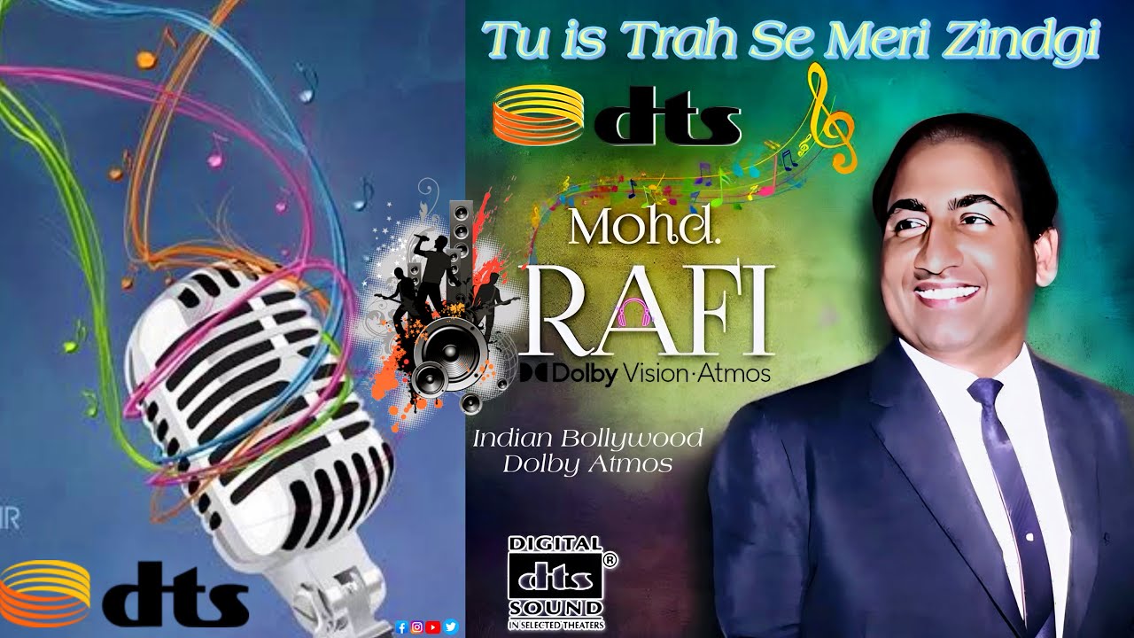Tu Is Tarah Se Meri Zindagi  Dolby Atmos  Mohd Rafi  51 HD Quality Surround Sound