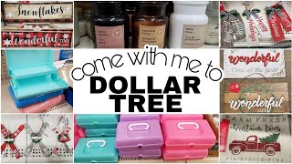 COME WITH ME TO DOLLAR TREE! • new Christmas finds 2021