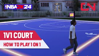 Where is the 1v1 Court in 2k24 Next Gen - How to Play 1 on 1
