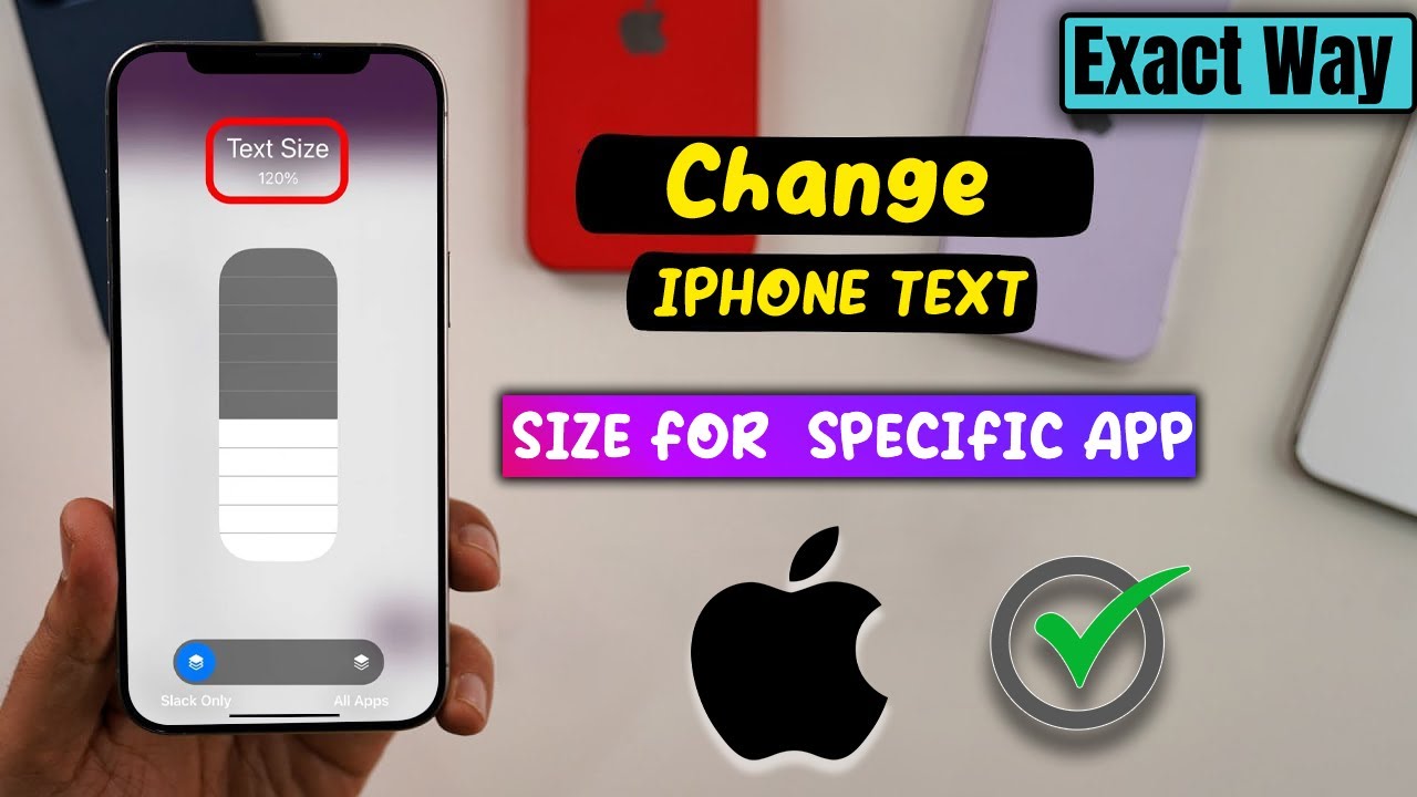 How To Change IPhone Text Size For A Specific App Full Guide YouTube How To Change IPhone Text Size For A Specific App Full Guide YouTube
