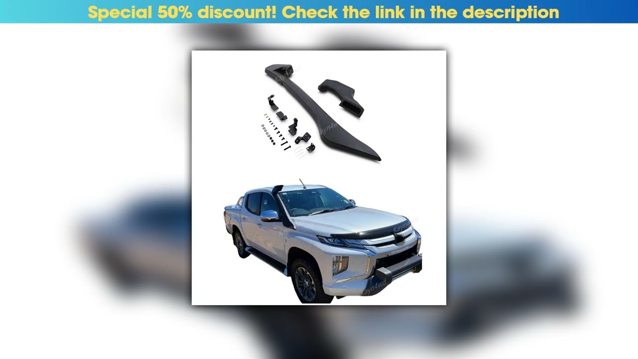 Hot Picks Pickup 4x4 Accessories Air Ram Intake Snorkel Kit For 2019+ Mitsubishi Triton MR L200 Sno