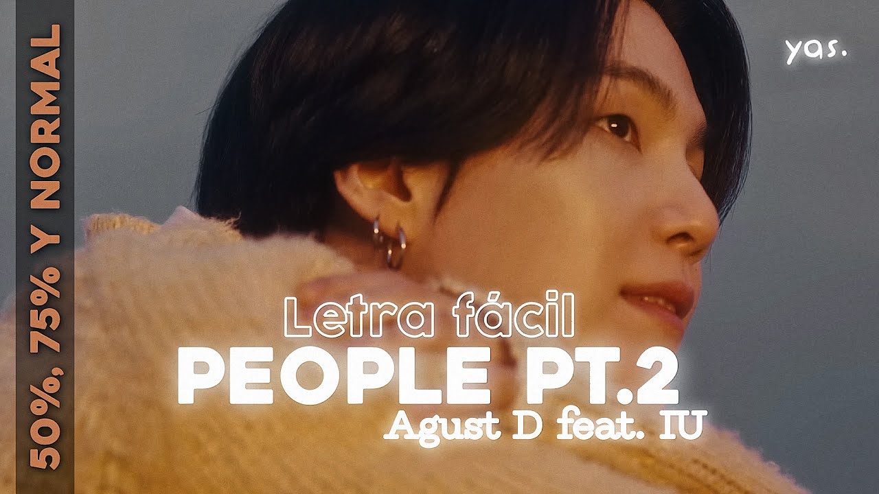 Aprende a cantar People pt.2 de Agust D (feat. IU) súper fácil 💗