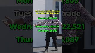 How Much I Made Last Week As A Millionaire Day Trader