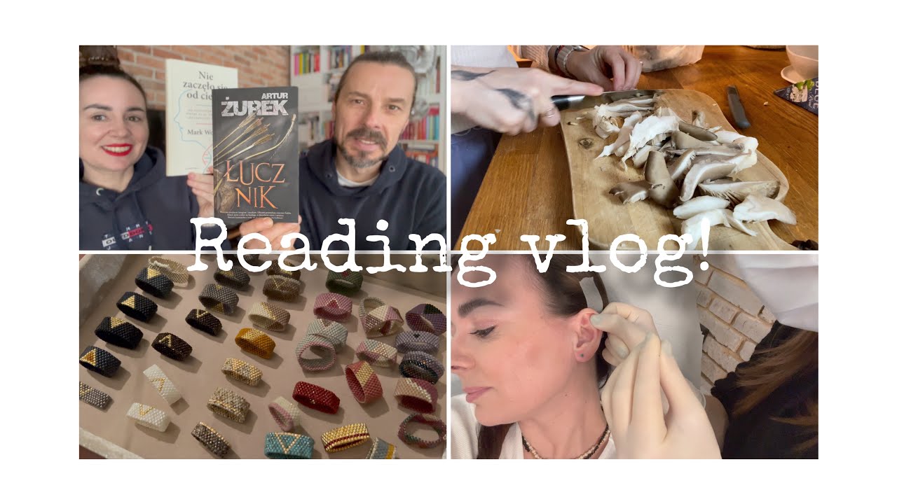 Nowe kolczyki, wspaniała pracownia i dwa kryminały 🤓💪🏻📚