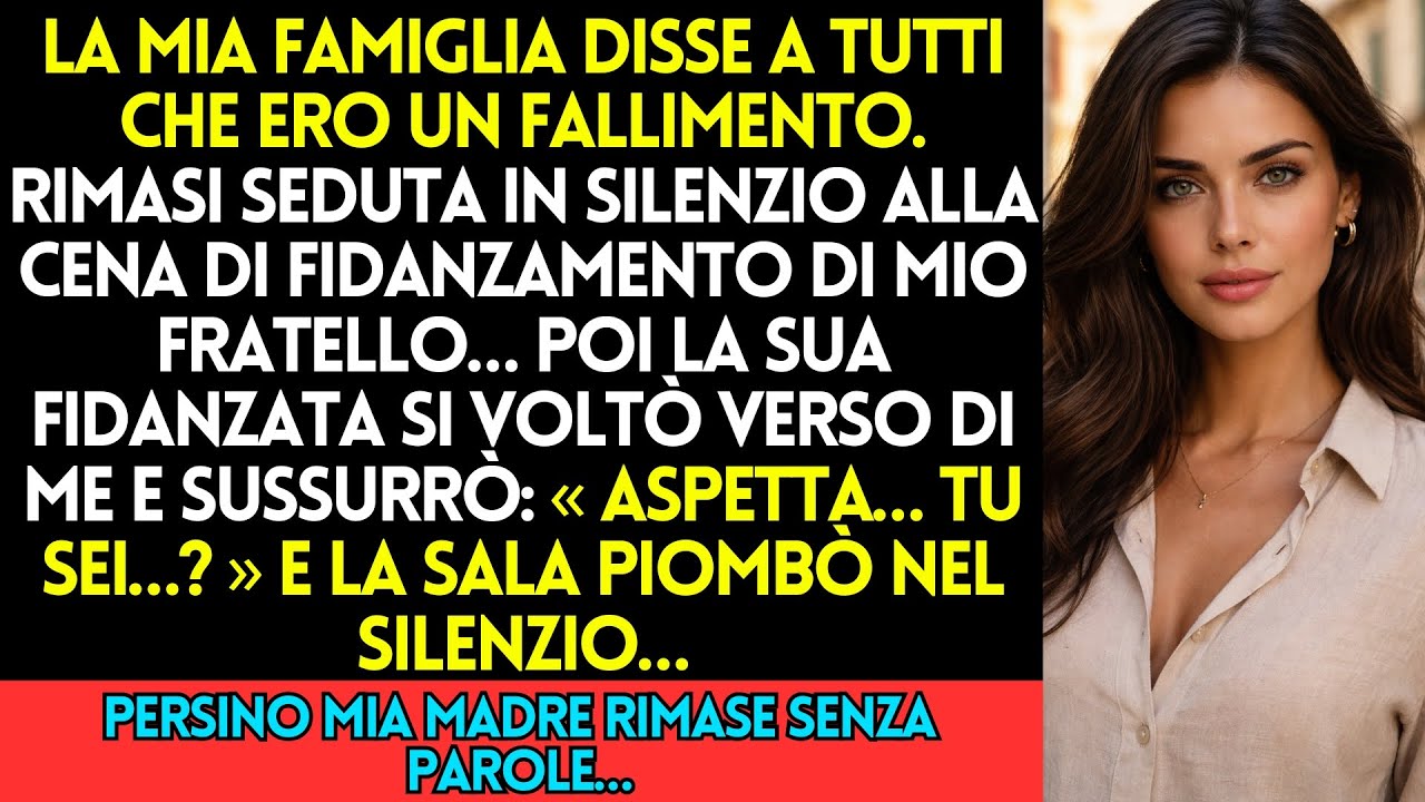 La Mia Famiglia Ha Detto Che Ho Fallito — Poi La Fidanzata Di Mio Fratello Mi Ha Guardata E Ha Detto