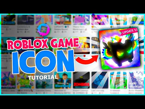 How To Make A Roblox Game Icon Tutorial Roblox Visuals Tutorial Youtube - roblox game template photoshop